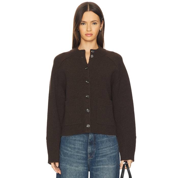 ラグアンドボーン Rag \u0026 Bone 【 Bridget Mock Neck Cardigan Women Brown 】 ジレー レディース 赤銅色 赤銅色