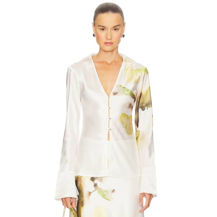 Acler 【 Spunhill Shirt Women Citrus Bloom 】 レディース