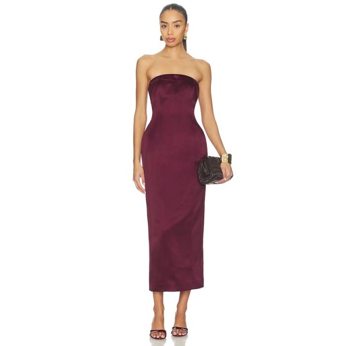 Nicholas 【 Kasia Dress Women Blackberry 】 御召しもの レディース