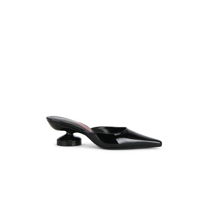 Lucasheva 【 Giorgia Mule Women Black 】 レディース 黒いこと 黒いこと