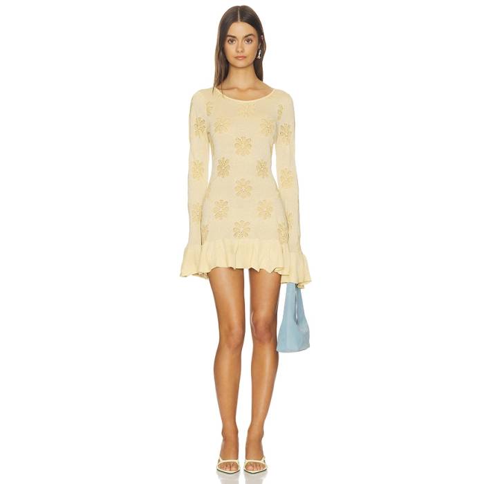 Asta Resort 【 Rafaella Mini Dress Women Lemon 】 御召しもの レディース