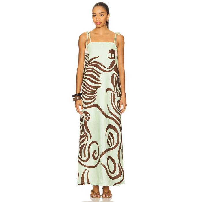 Eugenia Fernandez 【 Ona Dress Women Mint 】 お召しもの レディース