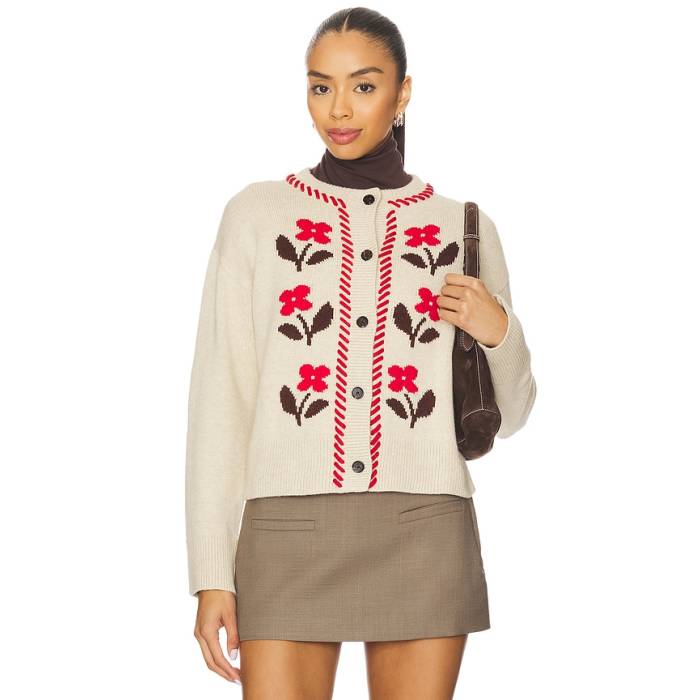 レイルズ Rails 【 Mavie Sweater Women Carmine Floral 】 調教師 レディース
