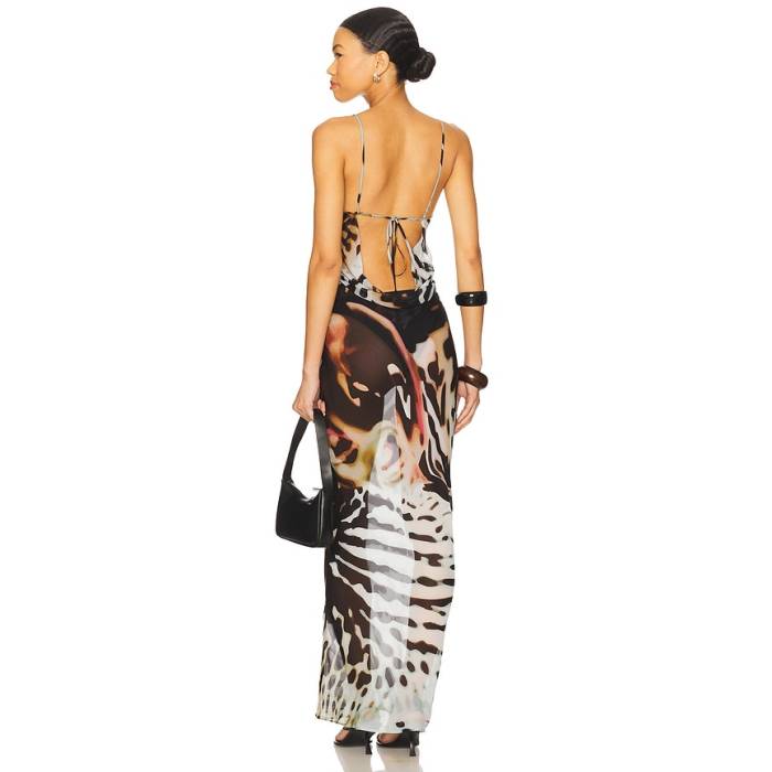1Xblue 【 Maxi Dress Women Orchid Stripe 】 マキシお召しもの レディース Stripe 縞模様