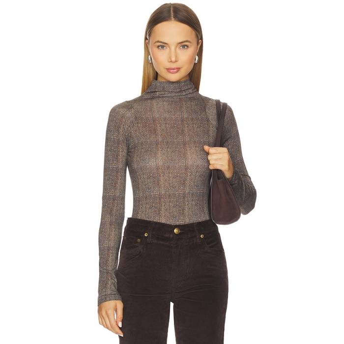 ラグアンドボーン Rag \u0026 Bone 【 Shaw Paneled Turtleneck Tee Women Brown Multi 】 プルオーバー レディース 赤銅色 赤銅色