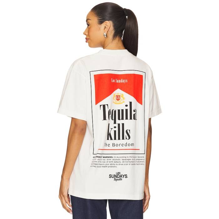 Los Sundays 【 Kills Two Tee Unisex Off White 】 Tシャツ ユニセックス 白色 ホワイト|スニケス