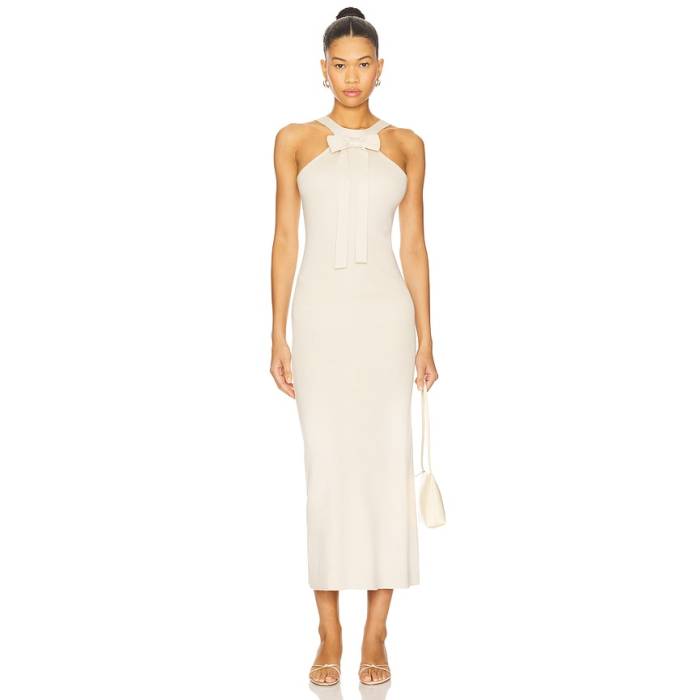 Maude Club 【 Clementine Knit Dress Women Cream 】 編み物 お召しもの レディース 皮膚軟化剤