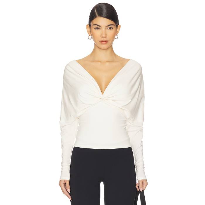 The Line By K 【 Selvie Top Women Vanilla 】 レディース