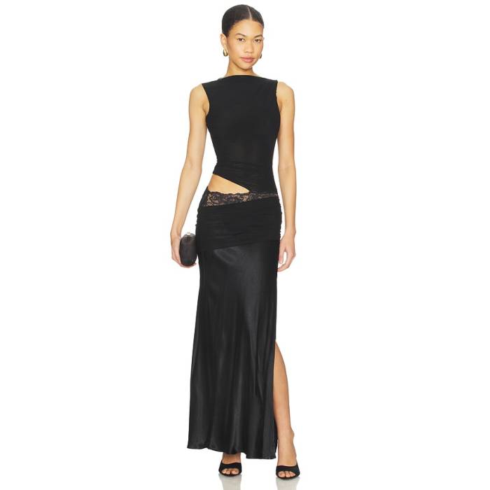 Bec + Bridge 【 Rita Maxi Dress Women Black 】 お召しもの レディース 黒いこと 黒いこと