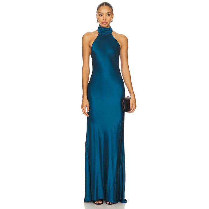 House Of Harlow 1960 【 X Revolve Astra Gown Women Teal 】 レディース