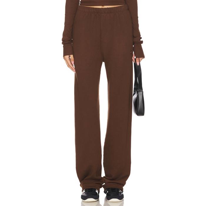 Eterne 【 Straight Leg Sweatpant Women Chocolate 】 レディース