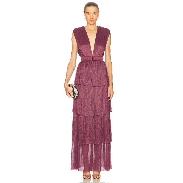 サビーナムサエフ Sabina Musayev 【 Skylar Dress Women Mauve 】 御召しもの レディース