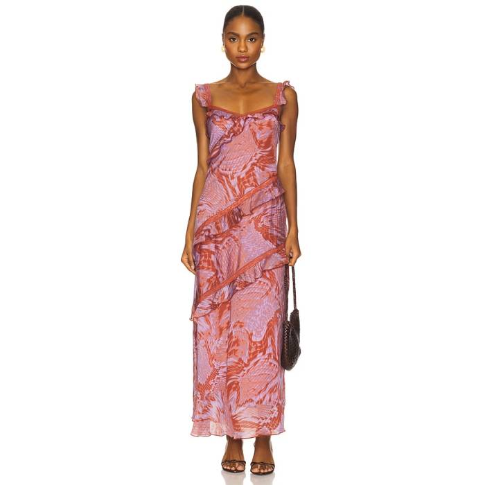 スティーブマデン Steve Madden 【 Versailles Dress Women Pink Snake 】 御召しもの レディース pink サクラ色