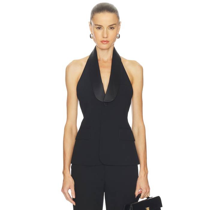 エーエルシー A.l.c. 【 Payton Vest Women Black 】 より良い レディース 黒いこと 黒いこと