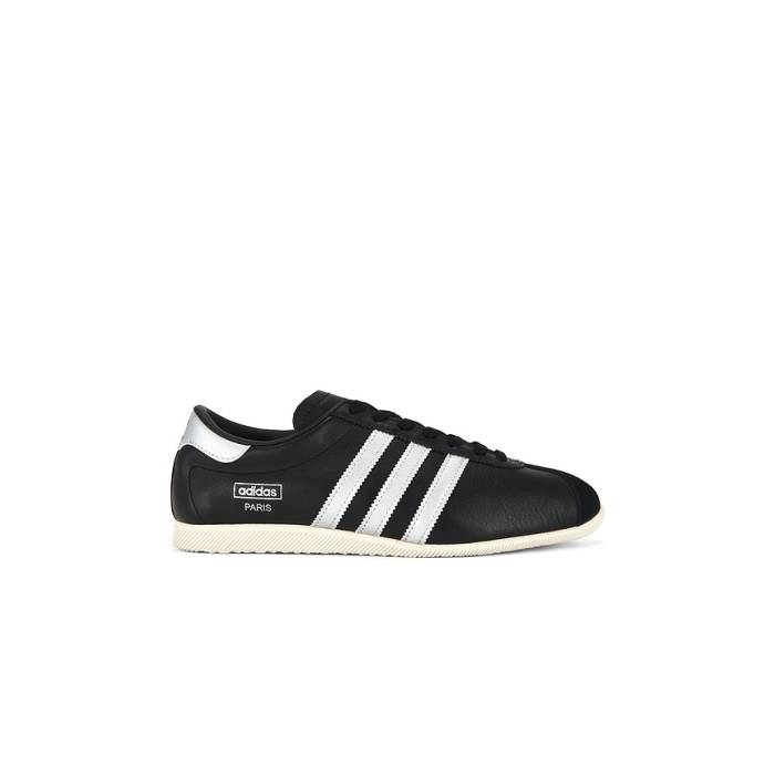 アディダス Adidas Originals 【 Paris Sneaker Women Core Black, Silver Metallic \u0026Amp; Crew White 】 靴 スニーカー レディース 中核グループ Silver しろがね色・しろがね色 労働者の一団 白いこと 白いこと