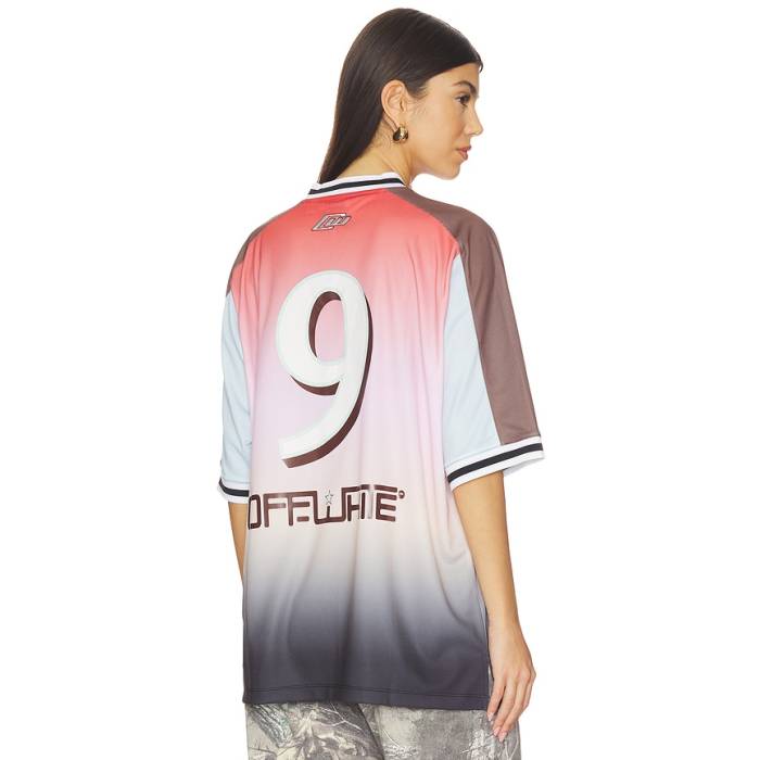 象牙色 Off-White 【 Soccer Tee Women Soft Pink \u0026Amp; Black 】 Soccer 蹴球 ティーシャツ レディース pink さくら色 黒いこと 黒いこと