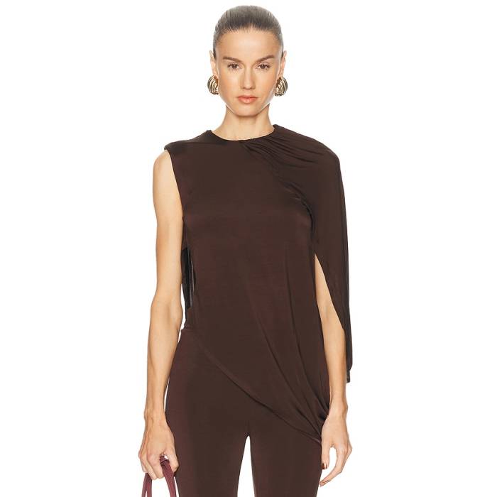 Camila Coelho 【 Ocina Top Women Chocolate 】 レディース