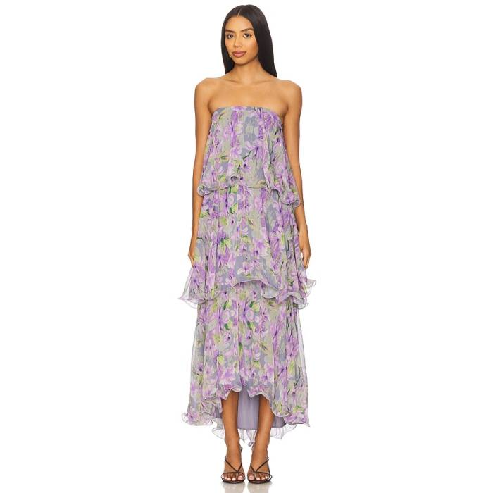 Elliatt 【 Milena Maxi Dress Women Fog Lilac 】 御召しもの レディース