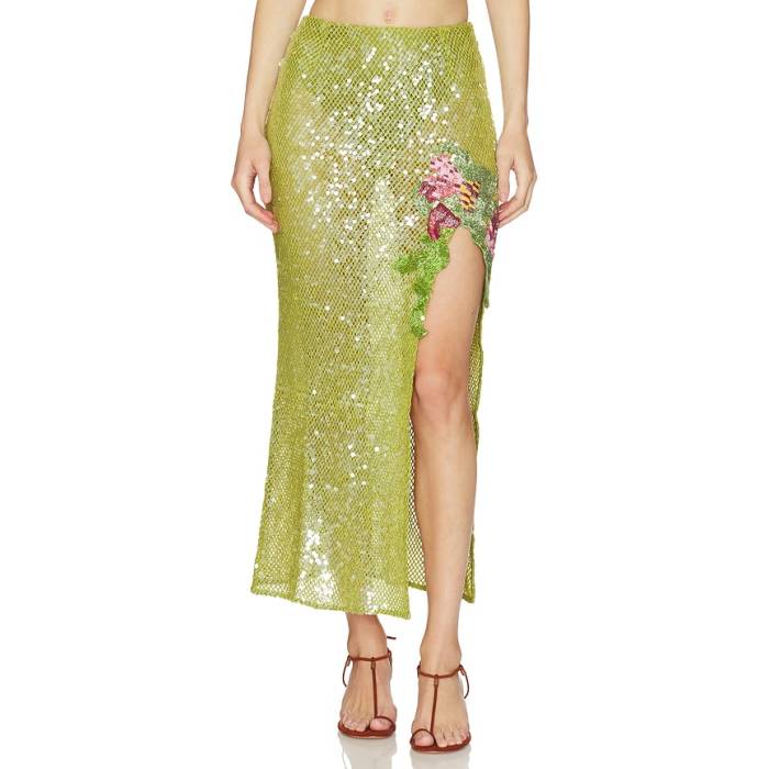 La Fuori 【 Fresh Fern Green Skirt Women Green 】 生新しい green 緑・緑であること レディース green 緑・緑であること
