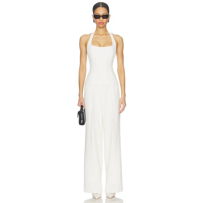 Lovers And Friends 【 Juliette Jumpsuit Women Cream 】 飛び降りる背広 レディース 皮膚軟化剤
