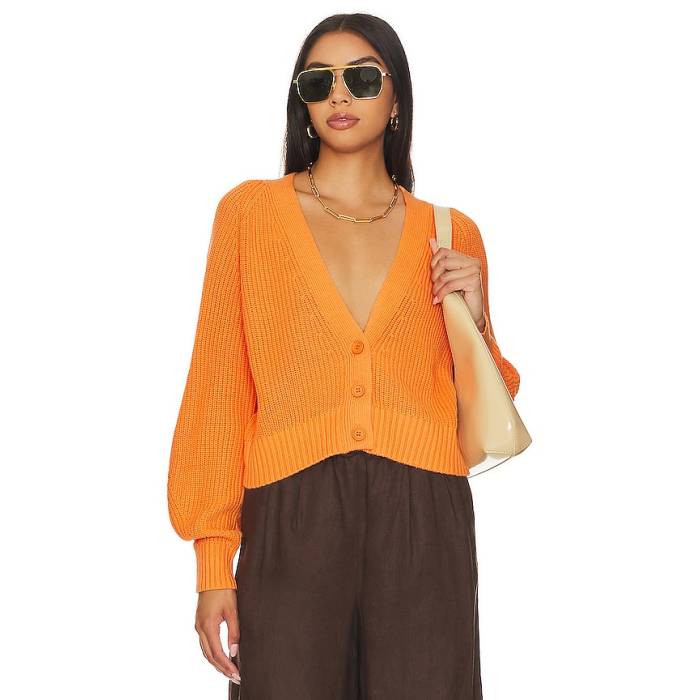 525 America 【 Rumi Shaker Cardigan Women Sorbet 】 ジレー レディース
