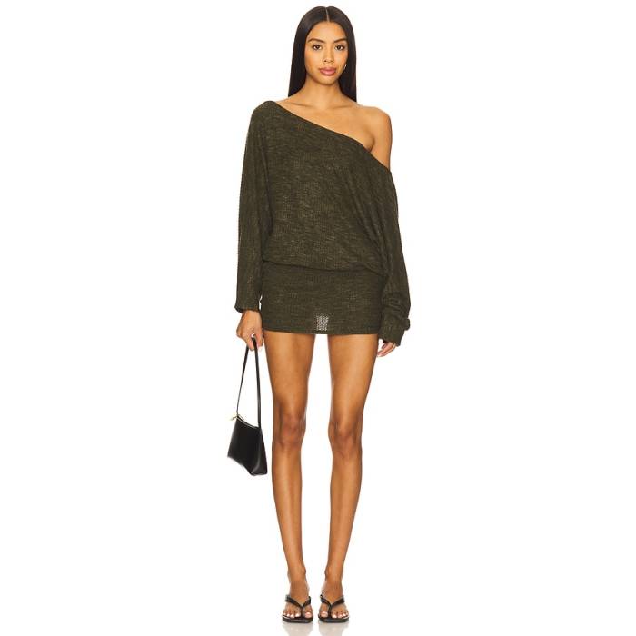 Bella Venice 【 The Izzy Mini Dress Women Olive 】 お召しもの レディース olive オリーブ