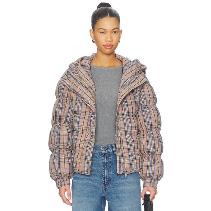 フリーピープル Free People 【 Party Of One Puffer Jacket Women Tan Combo 】 Jacket ジャケット レディース｜スニケス 42,120円
