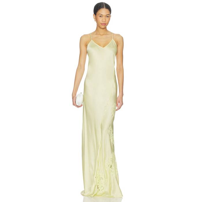 Herskind 【 Isla Dress Women Pale Lime 】 御召しもの レディース 菩提樹