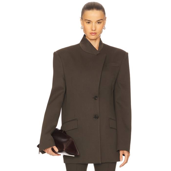 ジ・アティコ The Attico 【 Wool Jacket Women Brown 】 Jacket 上衣 レディース 赤銅色 赤銅色
