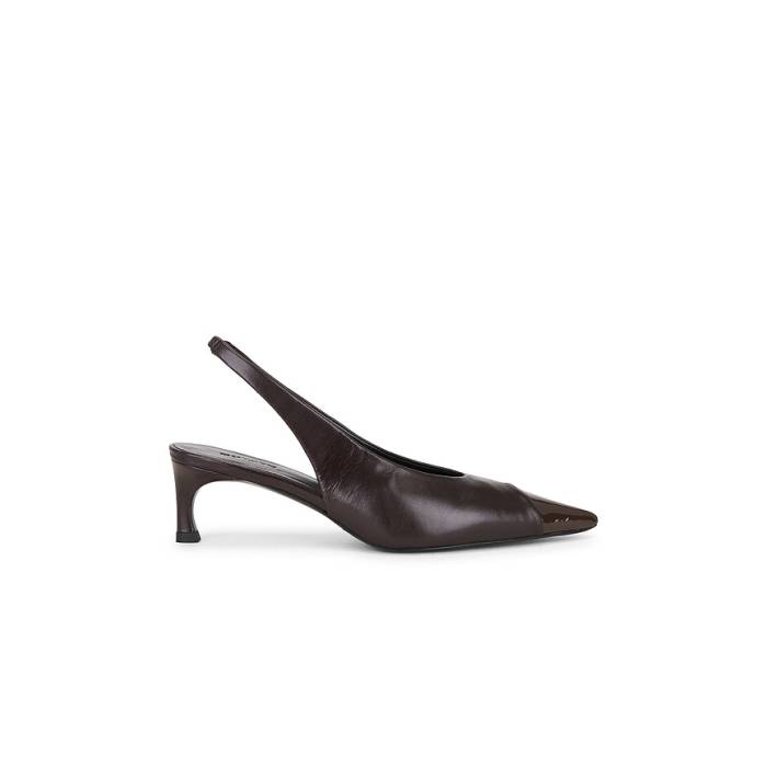 Rotate 【 Slingback Pump Women Chocolate Brown 】 揚水機 レディース 赤銅色 赤銅色
