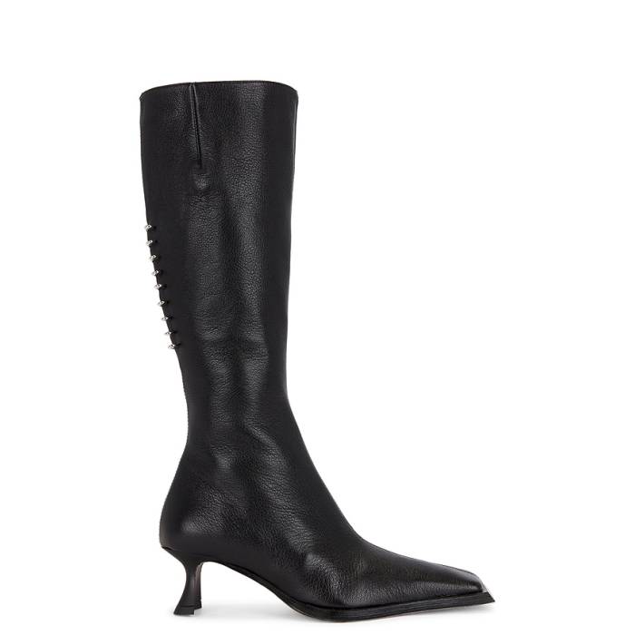 Miista 【 Blanca Tall Boot Women Black 】 ブーツ レディース 黒いこと 黒いこと