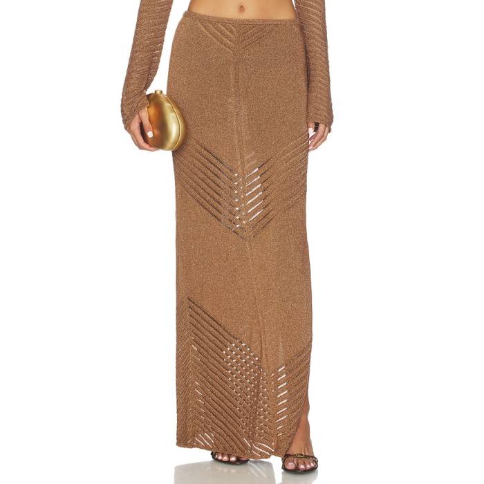 Devon Windsor 【 Bria Maxi Skirt Women Truffle 】 レディース