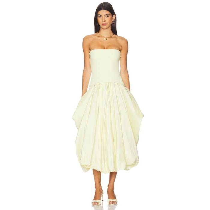 Simkhai 【 Izzy Midi Dress Women Sunglow 】 御召しもの レディース