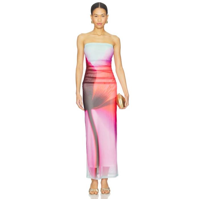 Significant Other 【 Sura Strapless Dress Women Tropical Bloom 】 御召しもの レディース