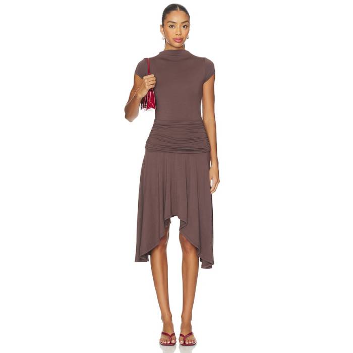 Geel 【 Elodie Dress Women Hickory Brown 】 ドレス レディース 茶色 ブラウン｜スニケス 30,095円