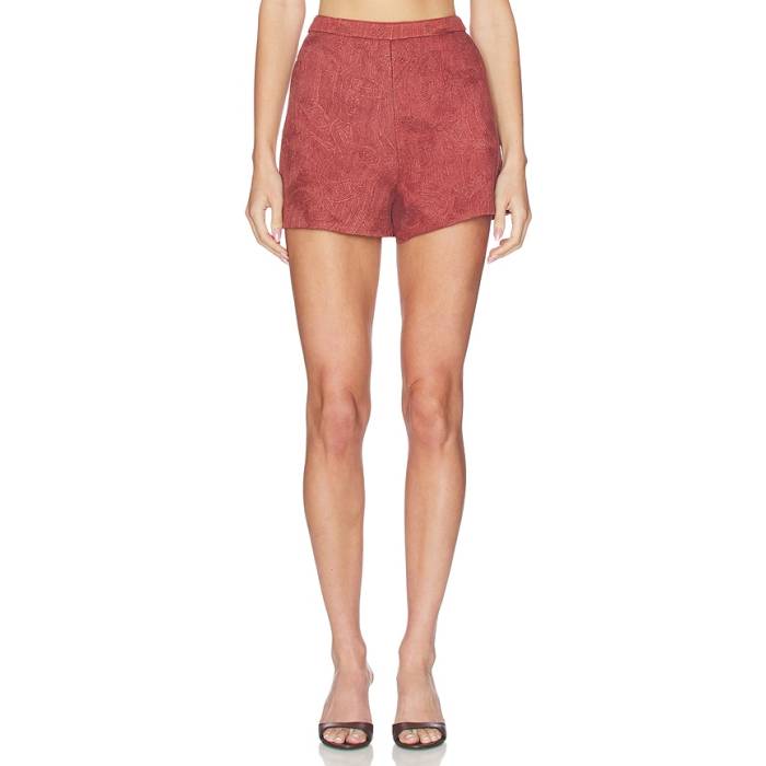 Amur 【 Kailana Raffia Shorts Women Mahogany 】 ショーツ レディース|スニケス
