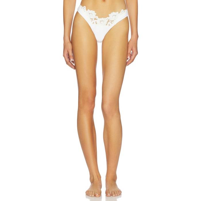 For Love & Lemons 【 Lelani Bikini Bottom Women White 】 ズボン ボトムス レディース 白色 ホワイト｜スニケス