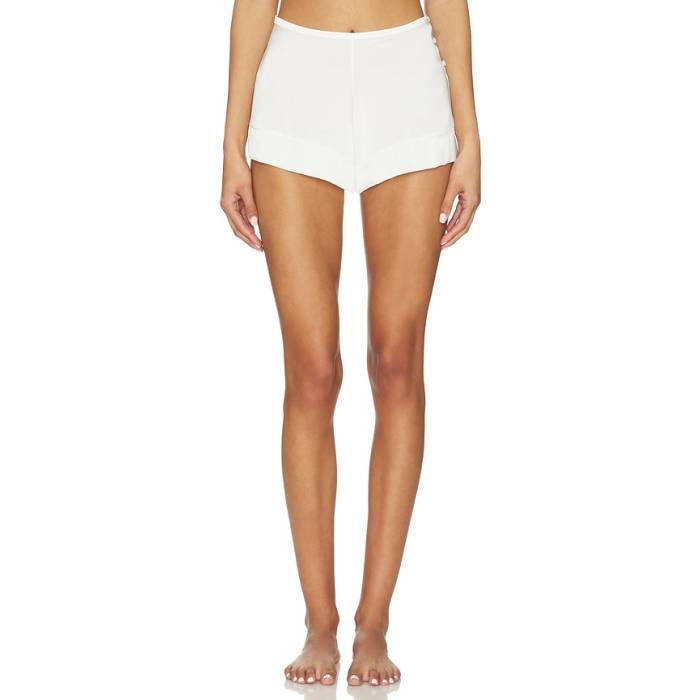 Kat The Label 【 Billie Shorts Women Ivory 】 さる股引き レディース 象牙色