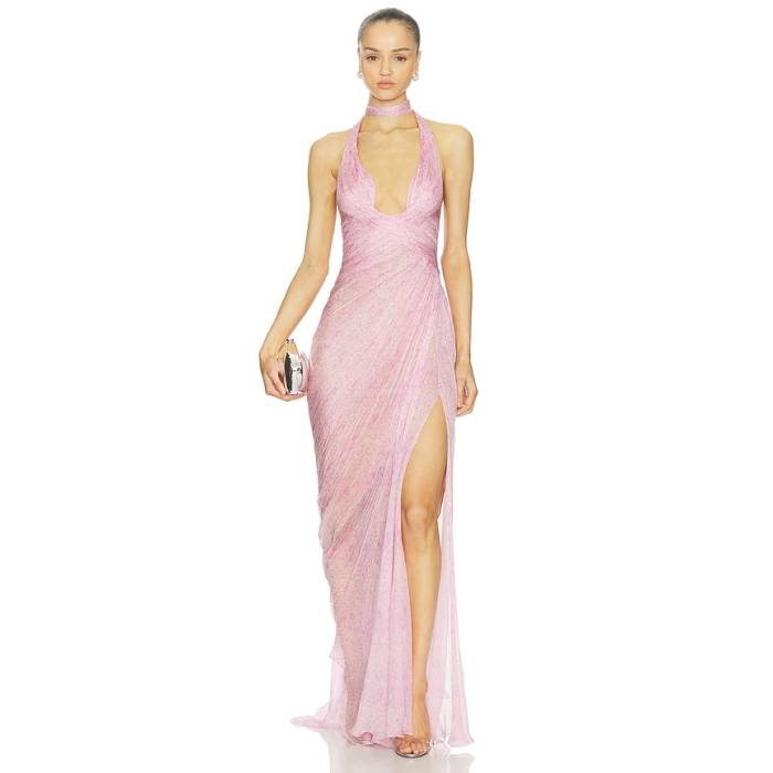 Maria Lucia Hohan 【 Milagros Dress Women Cyclamino Lips 】 御召しもの レディース