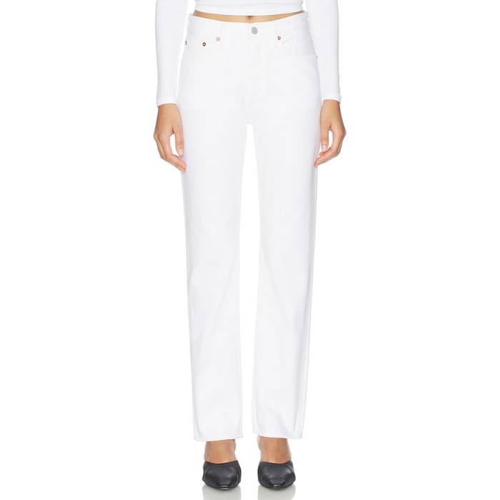 Agolde 【 Lana Relaxed Straight Jeans Women Marshmallow 】 ジーンズ レディース|スニケス