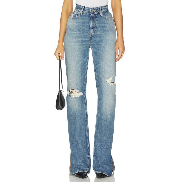 好ましいアメリカン Good American 【 The Khloe Jeans Women Indigo1017 】 デニム レディース