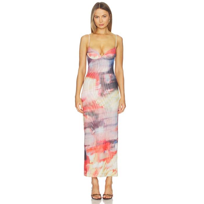 Miaou 【 Florence Dress Women Flare 】 お召しもの レディース