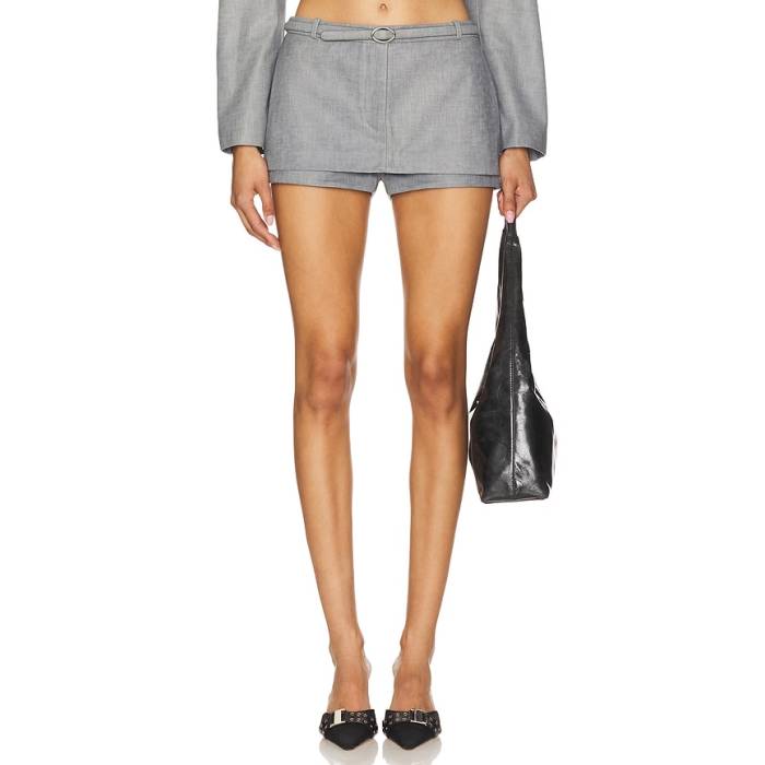 Lamarque 【 Lonnie Skort Women Grey Weave 】 レディース 薄墨色 薄墨色