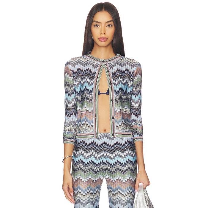 Missoni 【 Buttoned Cardigan Women Multicolor 】 ジレー レディース