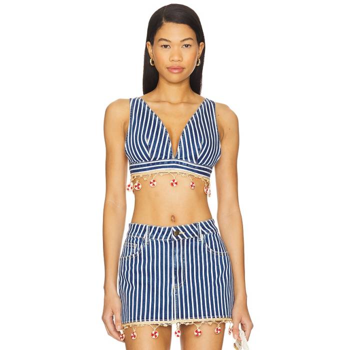 My Beachy Side 【 Raven Bralette Women Denim 】 レディース ジーンズ