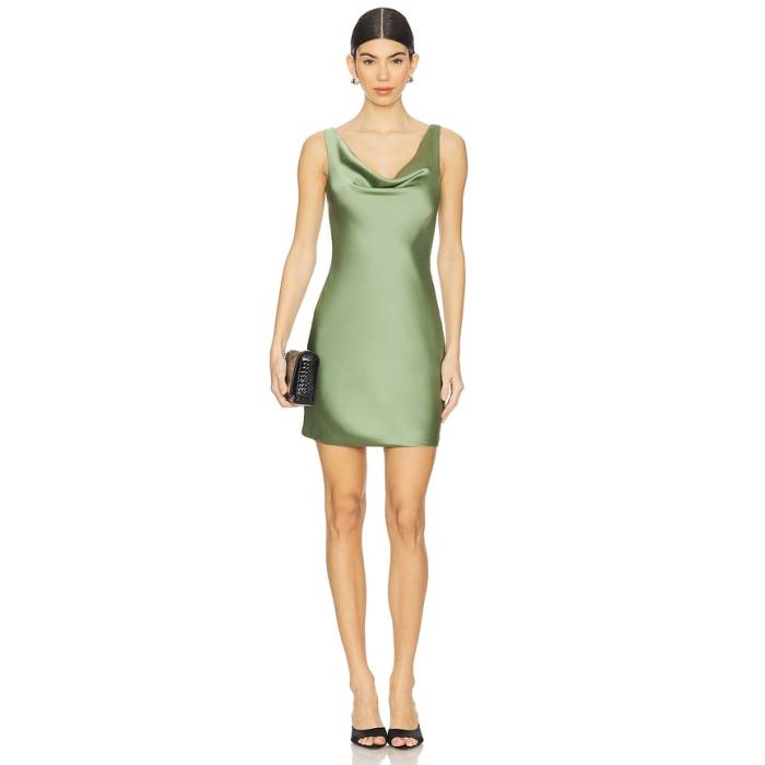 Norma Kamali 【 Maria Mini Dress Women Vintage Green 】 ドレス レディース vintage ビンテージ・ヴィンテージ green 緑・グリーン｜スニケス