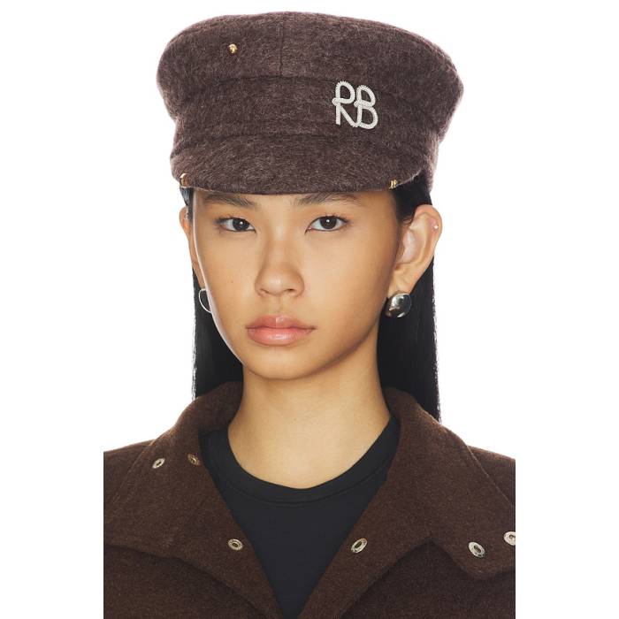 Ruslan Baginskiy 【 Baker Boy Cap Women Brown 】 キャップ 帽子 レディース 茶色 ブラウン｜スニケス