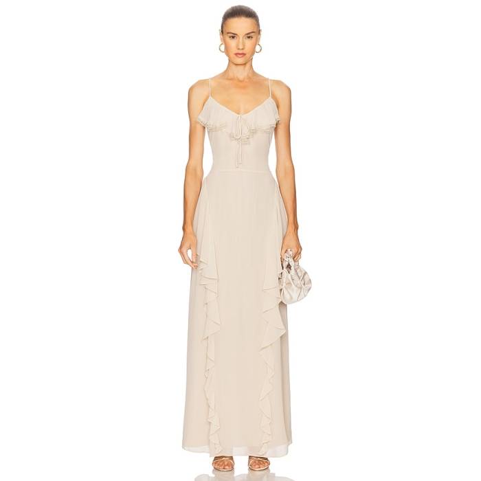 Tularosa 【 Remley Maxi Dress Women Light Taupe 】 ドレス レディース｜スニケス