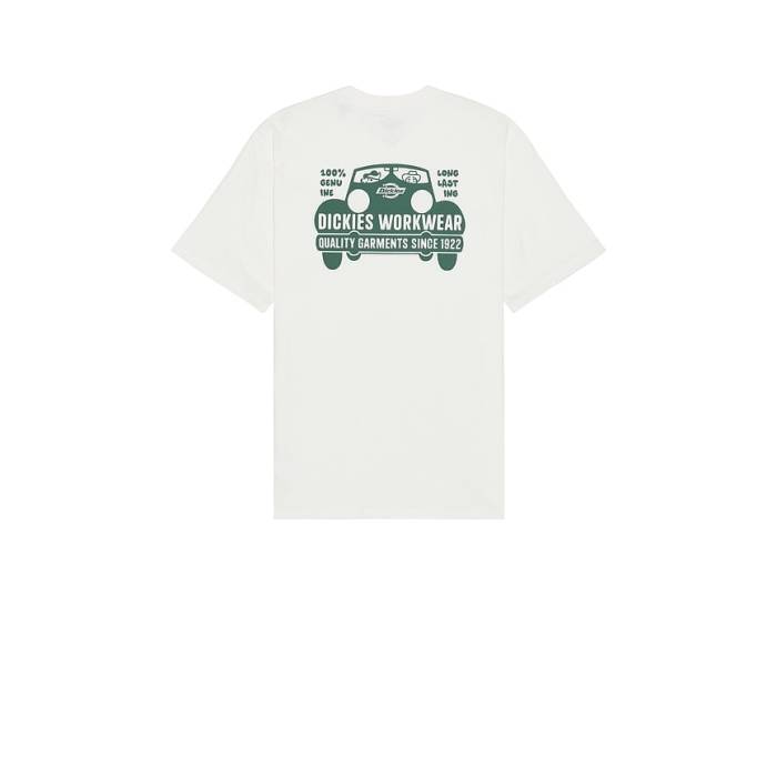 ディッキーズ Dickies 【 Gordonsville Short Sleeve Tee Men Egret 】 Sleeve 衣袂 ティーシャツ メンズ