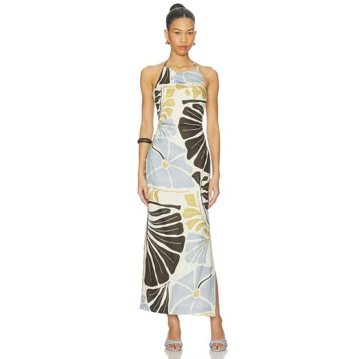 Sir. 【 Lola Pleated Midi Dress Women Fiorello Verde 】 御召しもの レディース